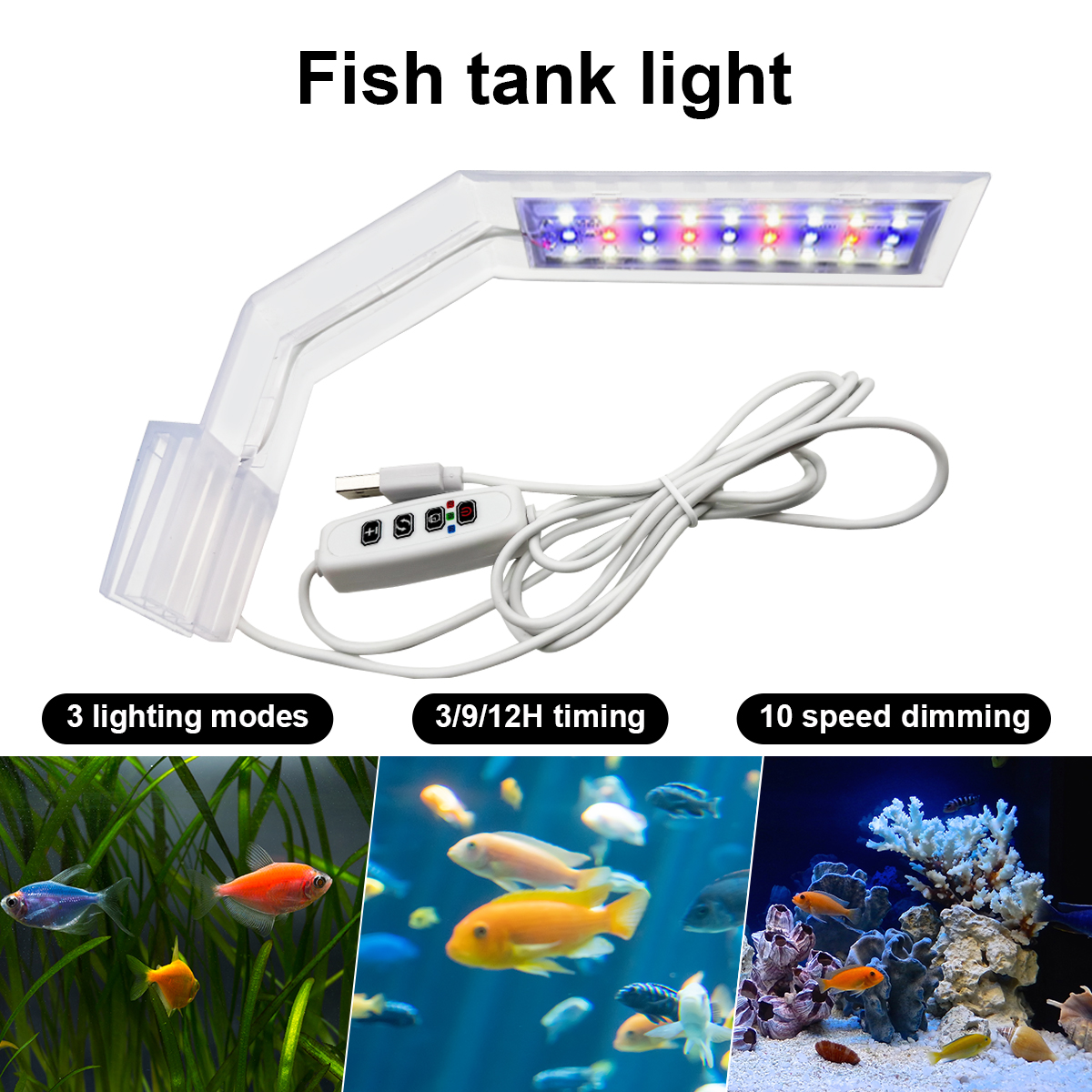 Aquarium Plant Diseases - Super Slim LED Aquarium Light แสงพืช