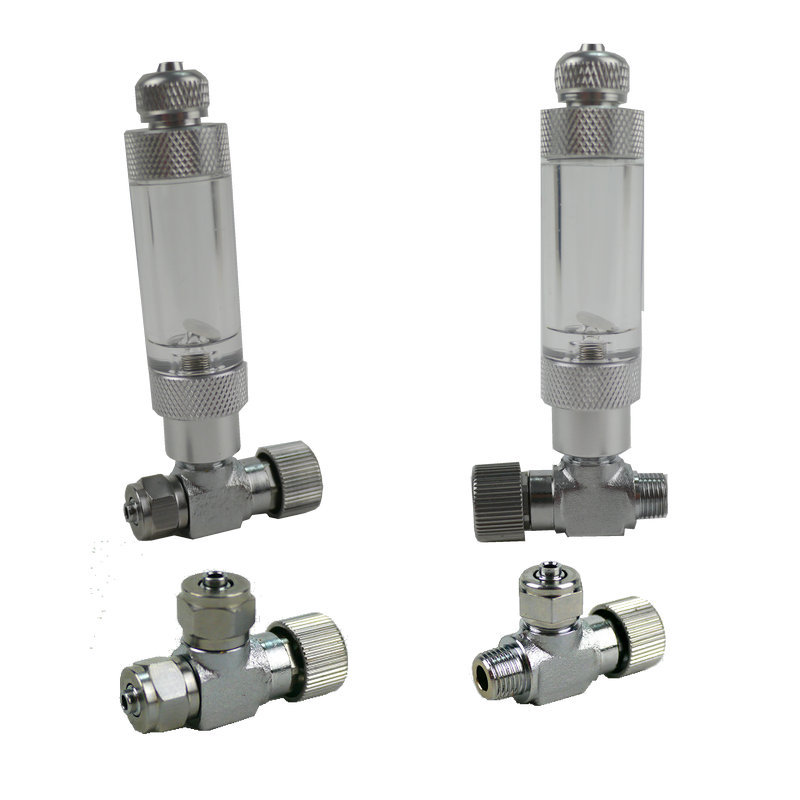 Planted Aquarium Co2 Kit - อุปกรณ์ควบคุม CO2ในตู้ปลาชุดวาล์วปรับวาล์วแบบหัวเดียวอุปกรณ์ Co2ถังปลาสองหัว