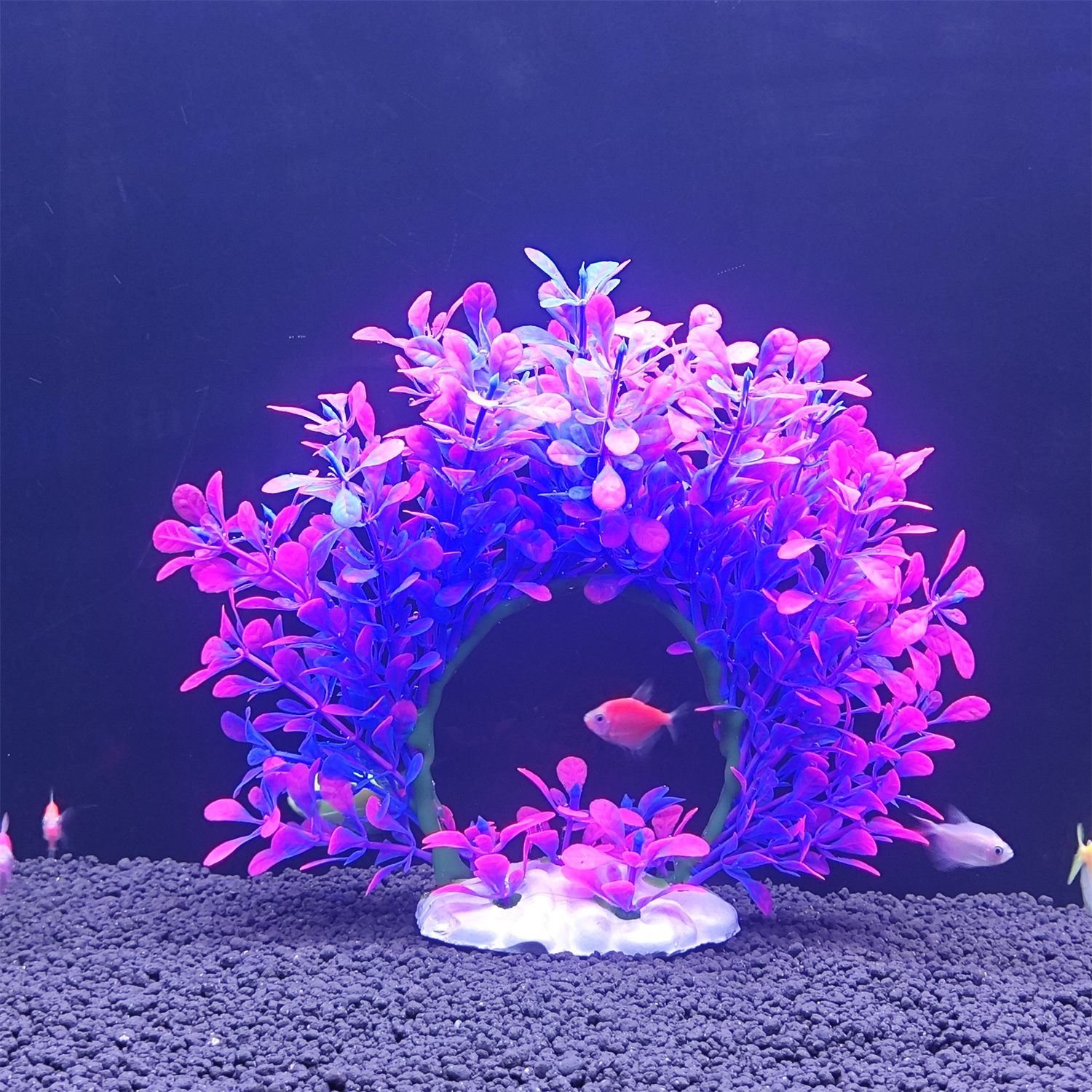 Aquarium Plant Diseases - พวงมาลัยใต้น้ำ ต้นไม้พลาสติกใต้น้ำเทียม สำหรับตู้ปลา ตู้เลี้ยงปลา พืชน้ำปลอม ไม้ประดับสีเขียว