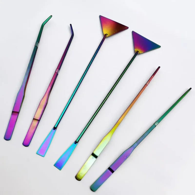 Planted Aquarium Tool Kit - แหนบสเตนเลสแบบโค้งหลากสี27ซม. อุปกรณ์สำหรับตู้ปลาเครื่องทำความสะอาดตู้ปลาสำหรับตู้ปลา