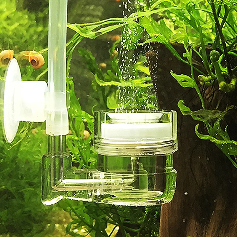 Aquarium Plant Live - เครื่องกระจายก๊าซคาร์บอนไดออกไซด์ 4 in 1 สำหรับตู้ปลา แบบแก้ว
