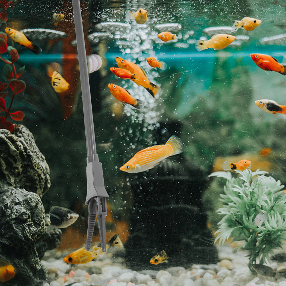 Planted Aquarium Tips - แหนบพลาสติกสำหรับตู้ปลา 2 ชิ้น สำหรับทำความสะอาดพืชน้ำ เครื่องมือมืออาชีพสำหรับตู้ปลาพร้อมปลายโค้งสำหรับหนีบวัชพืชน้ำ