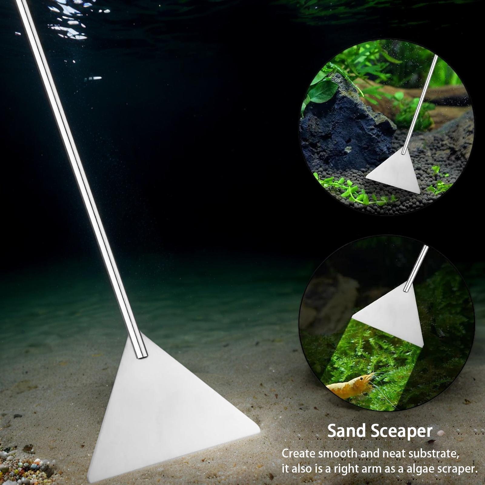 Planted Aquarium Tool Kit - เครื่องมือทำความสะอาดตู้ปลา เครื่องมือพืชเทอร์ราเรียม กรรไกร ชุดสแตนเลส แหนบยาว กรรไกร
