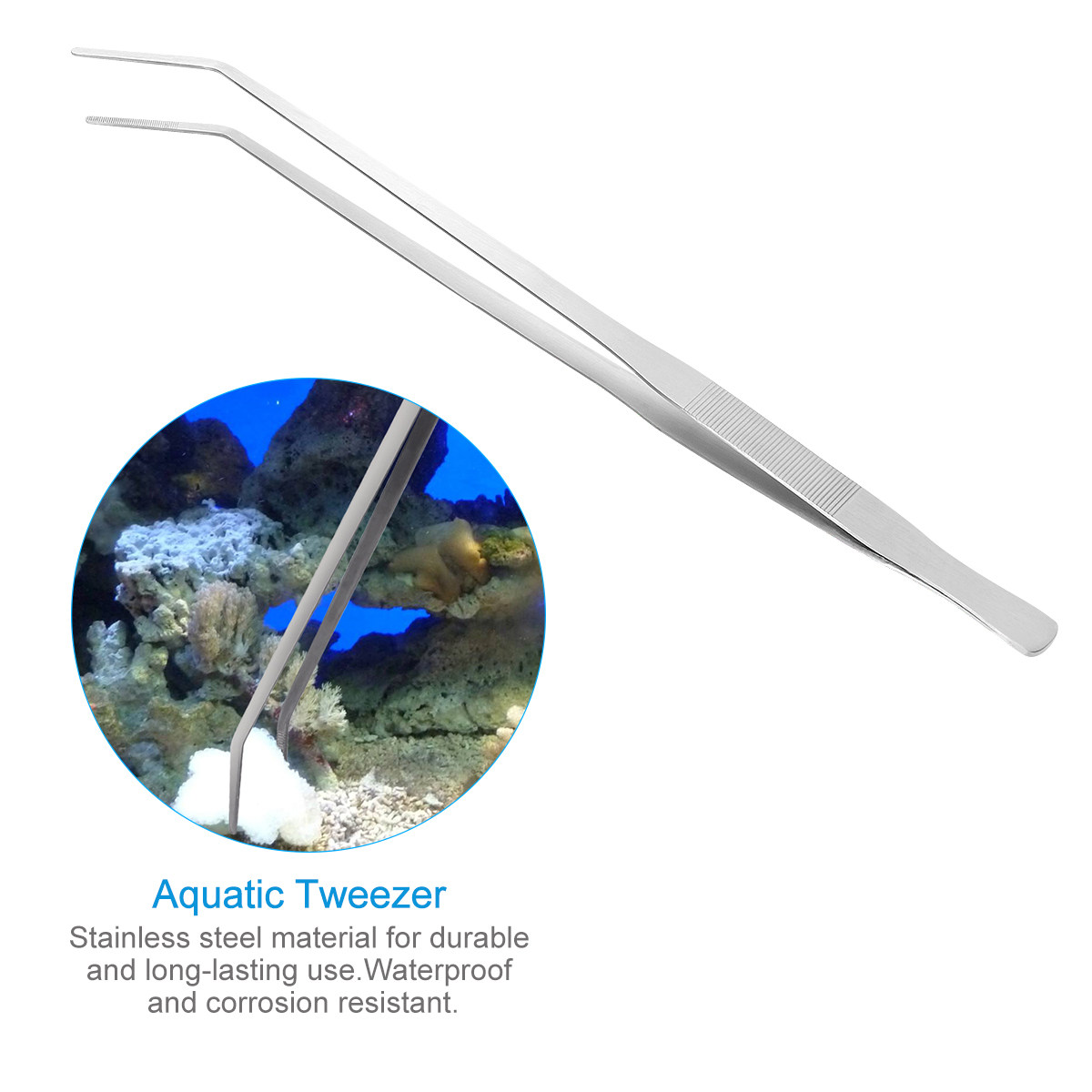 แหนบตัดแต่งพืชน้ำสแตนเลส 2 ชิ้ - Planted Aquarium Tips บทวิจารณ์และราคา