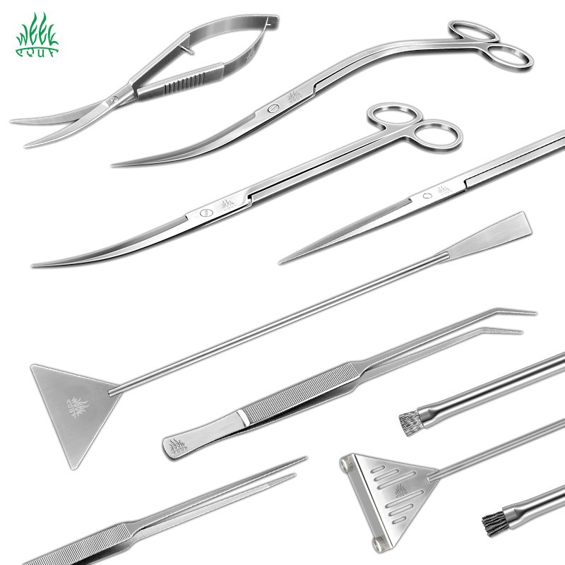 สัปดาห์ Aqua สแตนเลสสตีลถังปลา - Planted Aquarium Tool Kit บทวิจารณ์และราคา