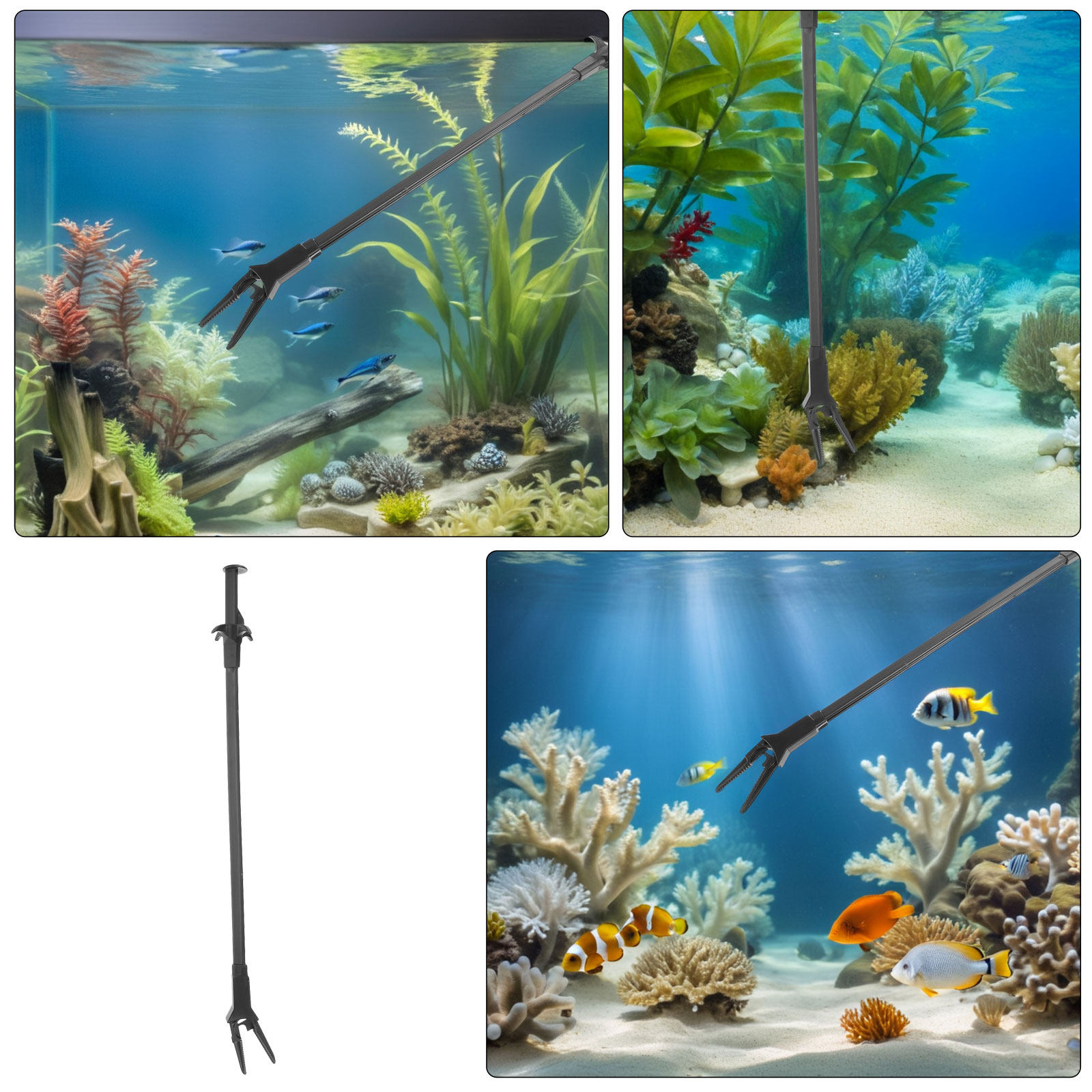 แหนบตู้ปลาแบบยาว 3 ชิ้น แหนบพล - Planted Aquarium Tips บทวิจารณ์และราคา