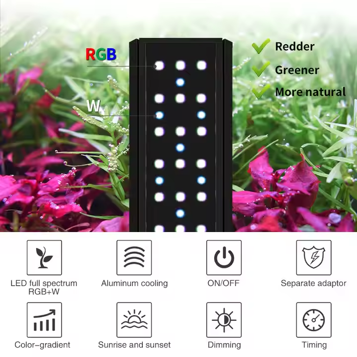 Week aqua V SE-K Series Lighti - Aquarium Plant Grow Light บทวิจารณ์และราคา