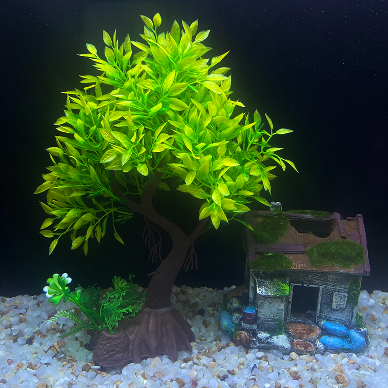 หญ้าเทียมสำหรับตกแต่งตู้ปลาตู้ - Aquarium Plant Live บทวิจารณ์และราคา