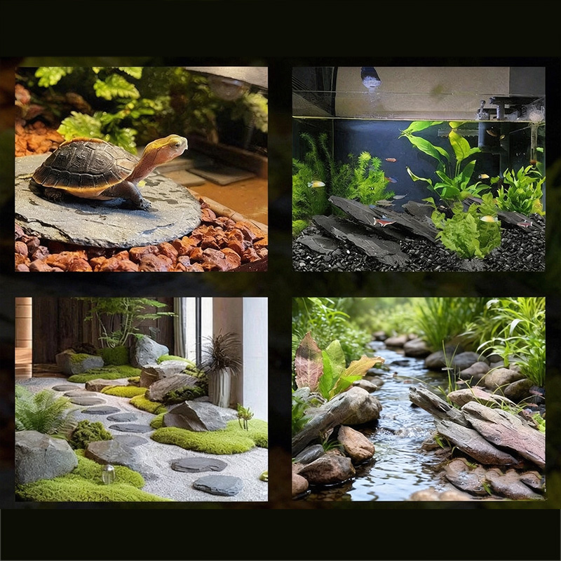 หินชนวนสำหรับตู้ปลา 500 กรัม/1 - Planted Aquarium Hardscape บทวิจารณ์และราคา