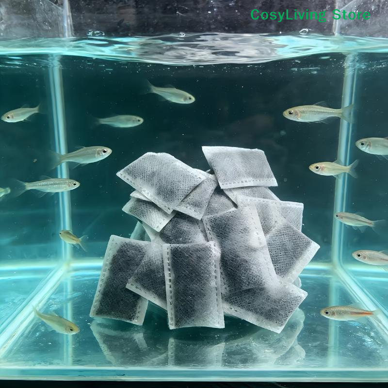 [CL]10/20/40 ชิ้นถุงคาร์บอนกัม - Planted Aquarium Media บทวิจารณ์และราคา
