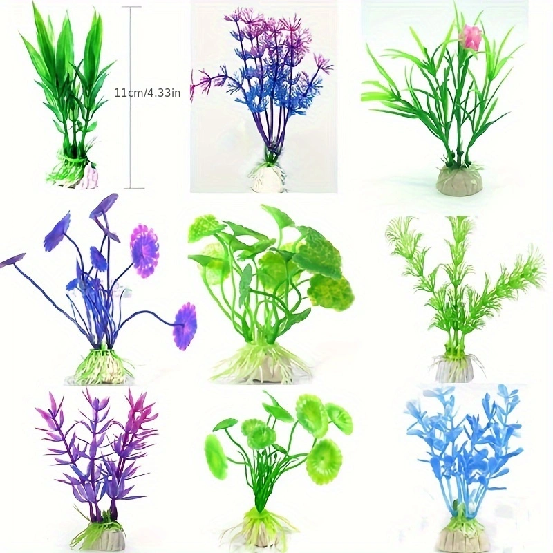 ประดิษฐ์ใต้น้ําพลาสติกพืชAquar - Aquarium Plant Diseases บทวิจารณ์และราคา