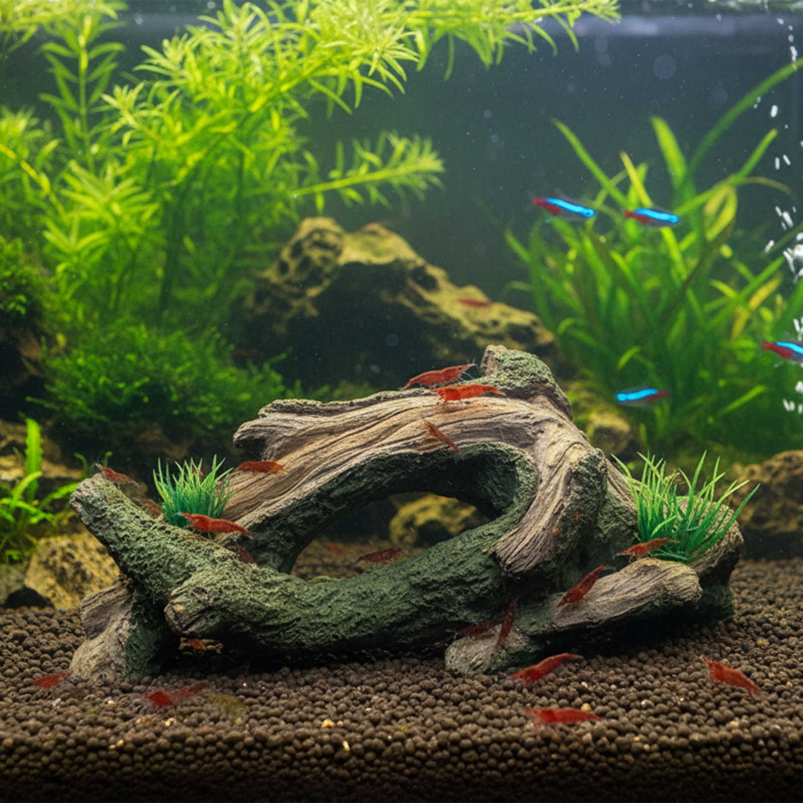 ไม้ลอยน้ำตกแต่งตู้ปลา รูปทรงรา - Planted Aquarium Media บทวิจารณ์และราคา