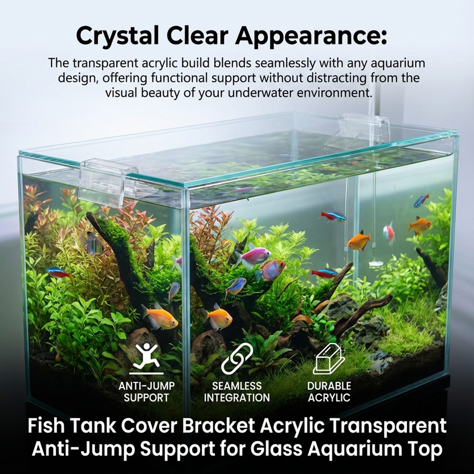 คลิปอะคริลิคสำหรับตู้ปลา 10 ชิ - Planted Aquarium Tool Kit บทวิจารณ์และราคา
