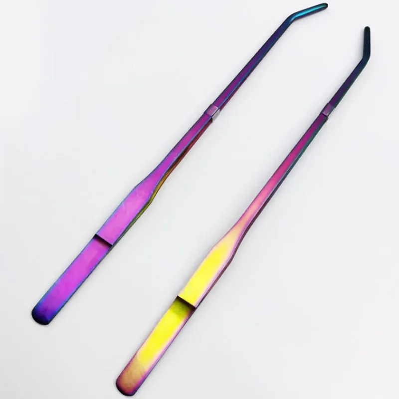 แหนบสเตนเลสแบบโค้งหลากสี27ซม.  - Planted Aquarium Tool Kit บทวิจารณ์และราคา