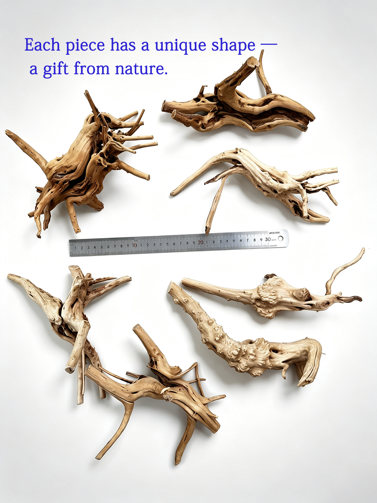 7-26 ซม.4 ขนาด Driftwood Cucko - Planted Aquarium Media บทวิจารณ์และราคา
