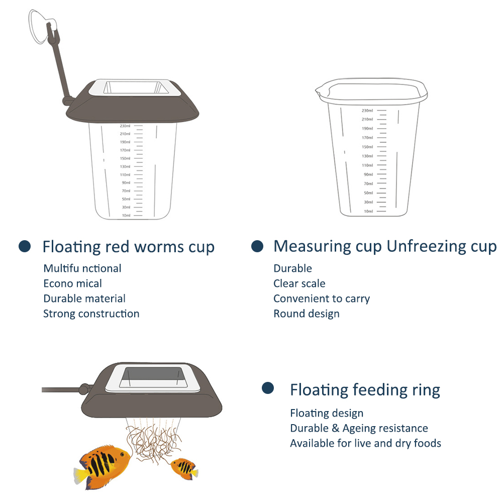 ถังปลา Feeder สีแดงหนอนถ้วยช่อ - Aquarium Plant Red บทวิจารณ์และราคา