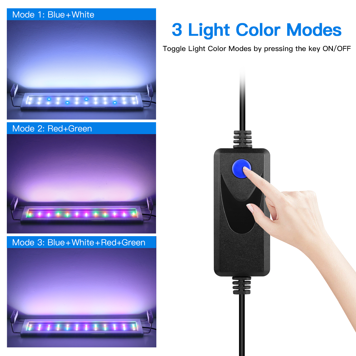 Super Slim LED Aquarium Light  - Aquarium Plant Diseases บทวิจารณ์และราคา