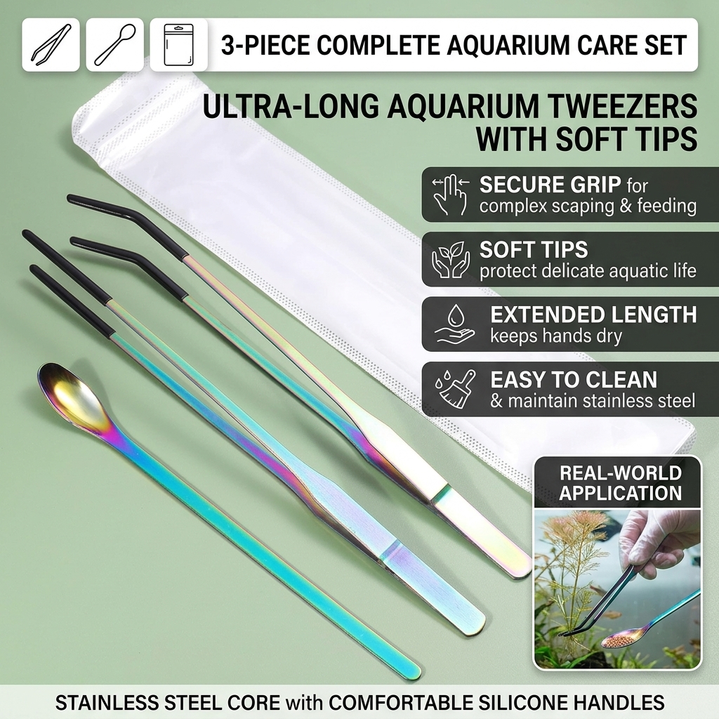 แหนบสำหรับตู้ปลาแบบมืออาชีพ สำ - Planted Aquarium Tips บทวิจารณ์และราคา