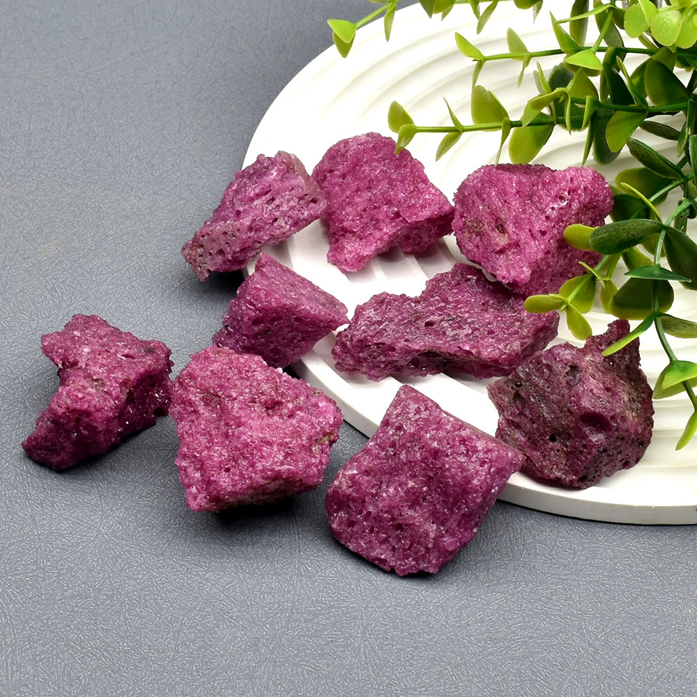 หินธรรมชาติสีแดงคอรันดัมทับทิม - Aquarium Plant Red บทวิจารณ์และราคา