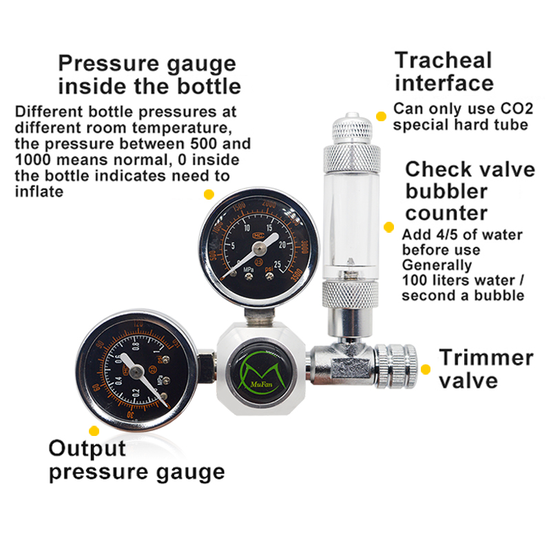 Aquarium CO2 Regulator Magneti - Planted Aquarium Co2 Kit บทวิจารณ์และราคา
