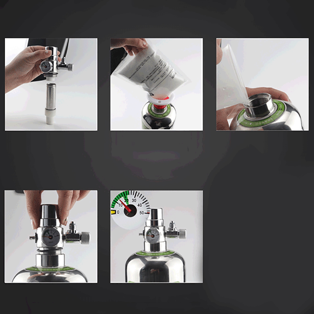 ระบบเครื่องกำเนิด CO2 สำหรับตู - Planted Aquarium Co2 Kit บทวิจารณ์และราคา
