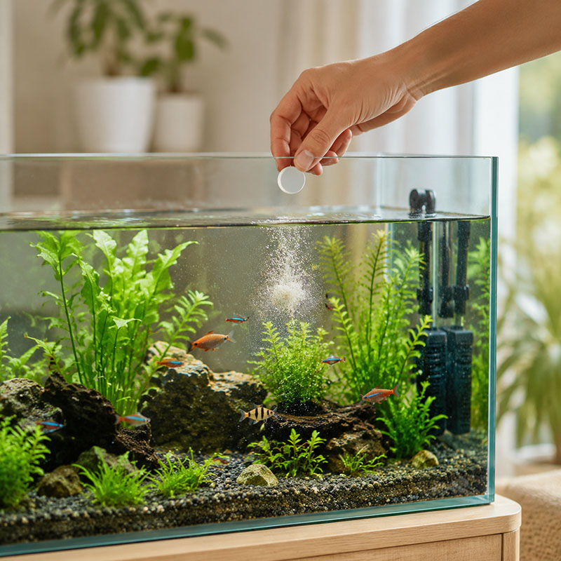 เม็ดกำจัดตะไคร่น้ำในตู้ปลา MIR - Aquarium Plant Live บทวิจารณ์และราคา