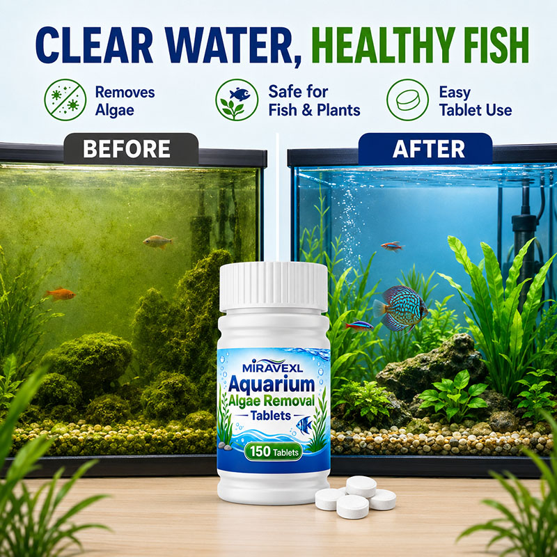 เม็ดกำจัดตะไคร่น้ำในตู้ปลา MIR - Aquarium Plant Live บทวิจารณ์และราคา