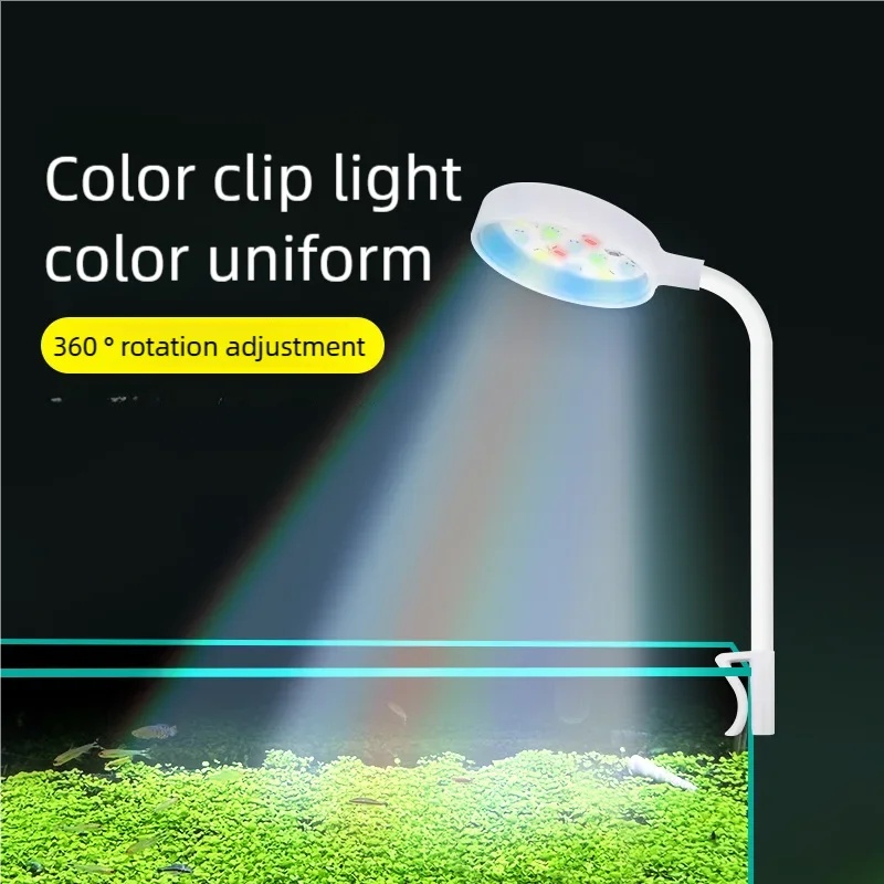 ไฟ LED แบบหนีบสำหรับตู้ปลา 3W  - Aquarium Plant Grow Light บทวิจารณ์และราคา