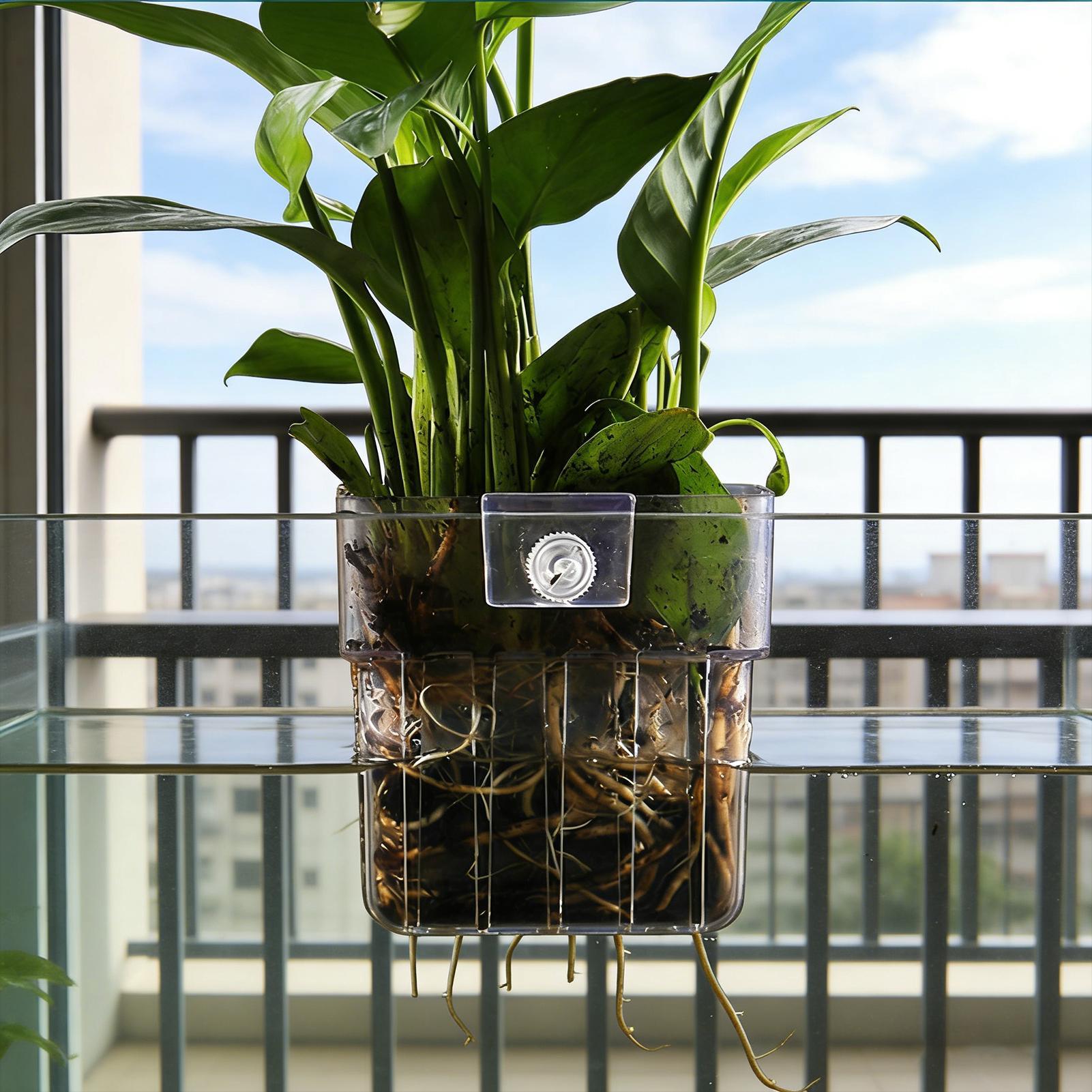 กระถางแขวนใสสำหรับตู้ปลา ที่แข - Aquarium Plant Live บทวิจารณ์และราคา