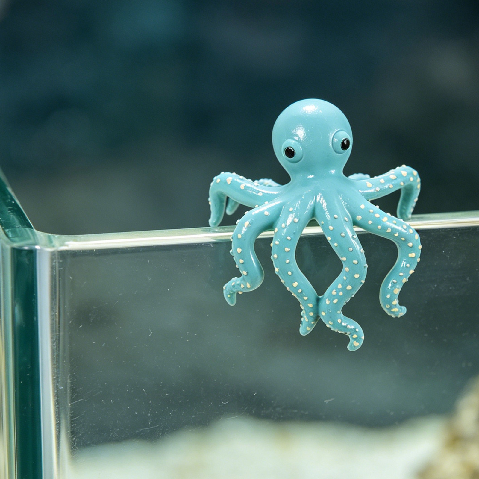 รูปปั้นปลาหมึกเรซิ่นขนาดเล็ก ห - Aquarium Plant Octopus บทวิจารณ์และราคา
