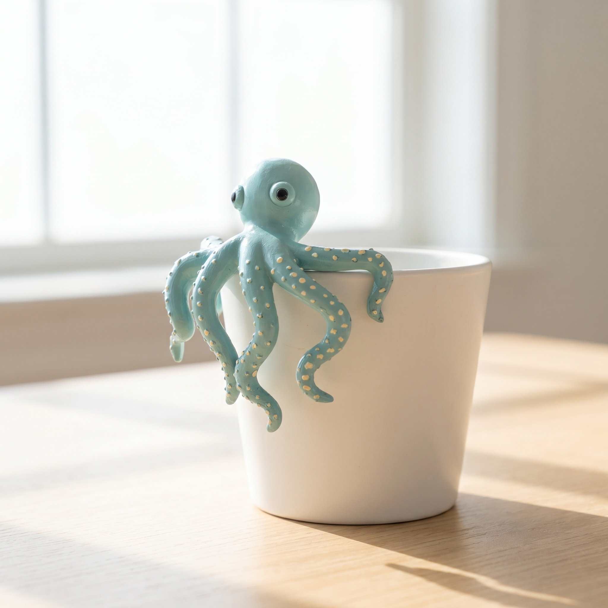 รูปปั้นปลาหมึกเรซิ่นขนาดเล็ก ห - Aquarium Plant Octopus บทวิจารณ์และราคา