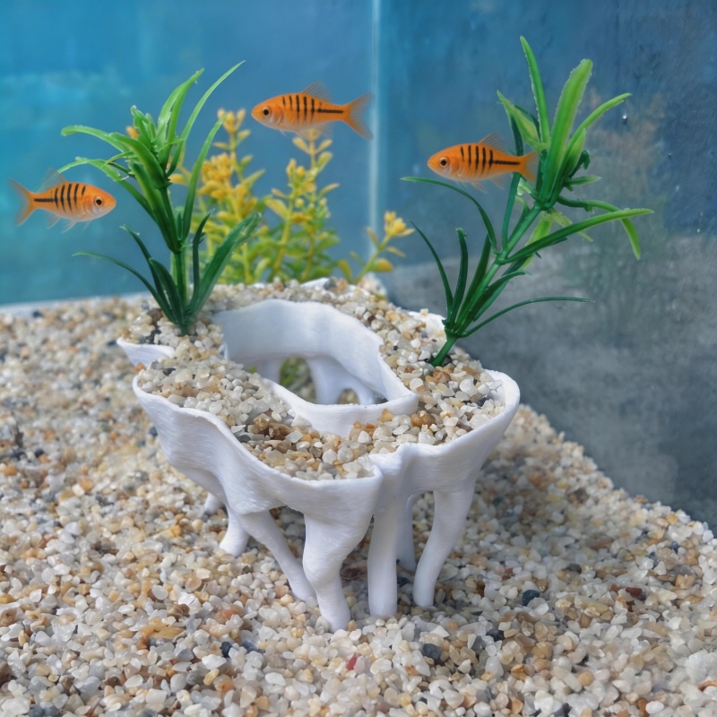 พืชน้ำพิมพ์สามมิติรูปทรงรากไม้ - Planted Aquarium Media บทวิจารณ์และราคา