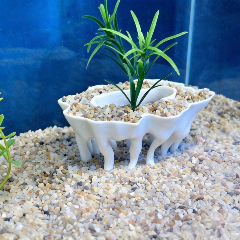 พืชน้ำพิมพ์สามมิติรูปทรงรากไม้ - Planted Aquarium Media บทวิจารณ์และราคา