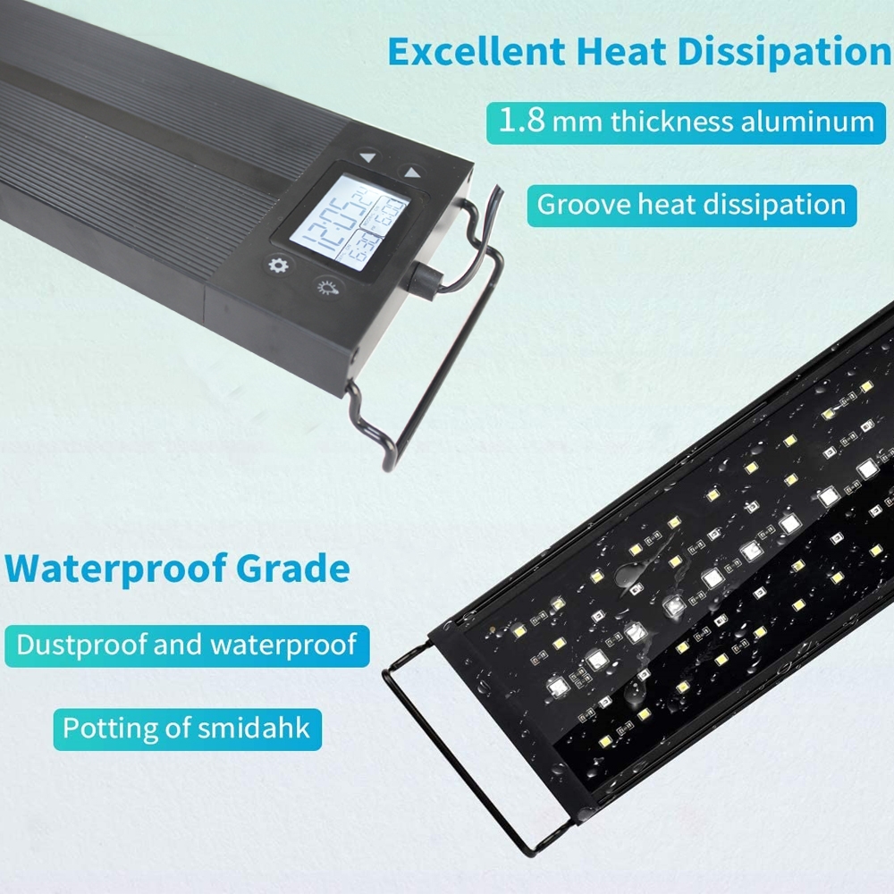 ตั้งโปรแกรมได้ 8 สีเปิดปิดอัตโ - Aquarium Plant Grow Light บทวิจารณ์และราคา