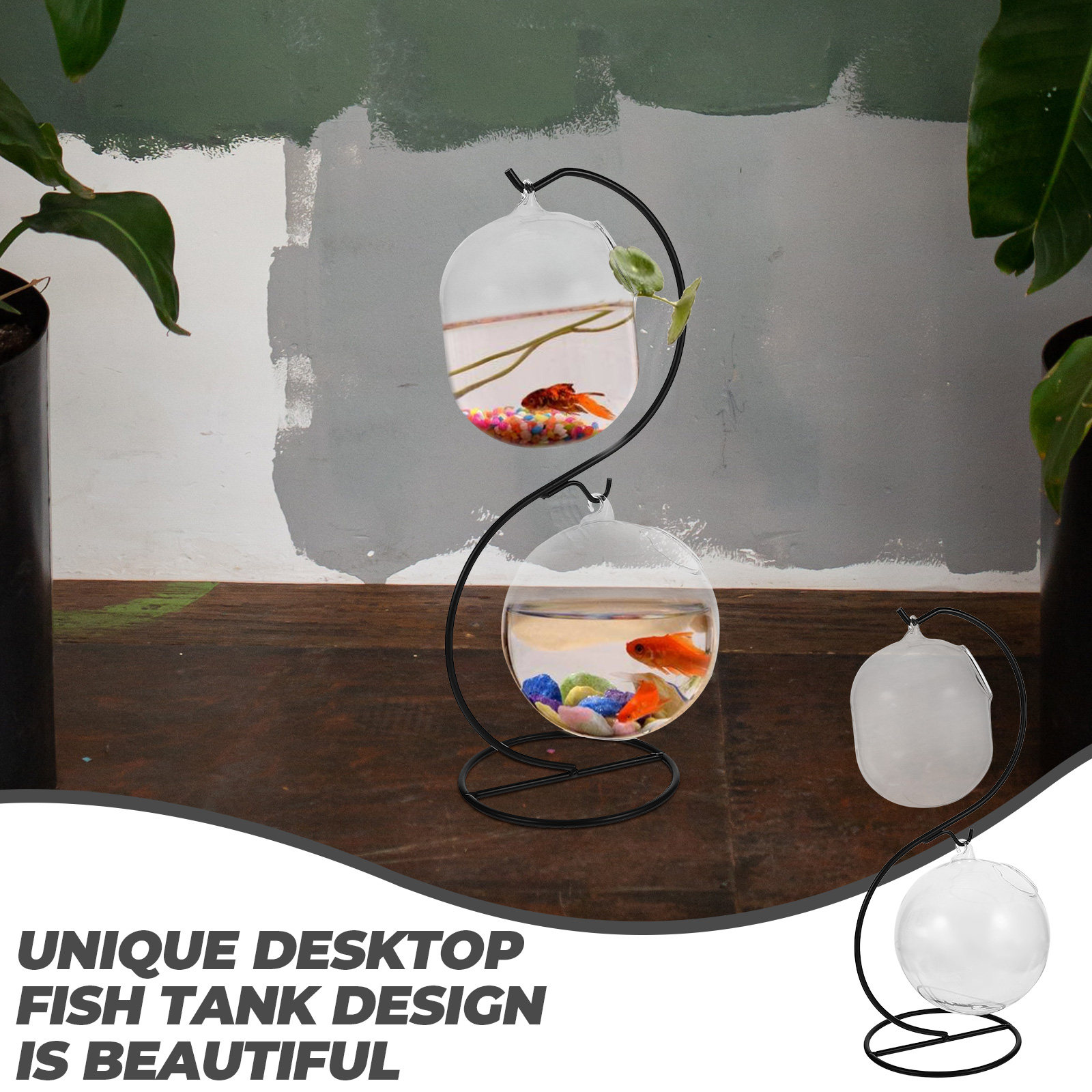 1 ชุดตู้ปลาตั้งโต๊ะแบบสร้างสรร - Aquarium Plants บทวิจารณ์และราคา