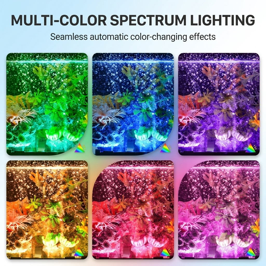 ไฟ LED USB สำหรับตู้ปลา พร้อมฟ - Aquarium Plant Grow Light บทวิจารณ์และราคา