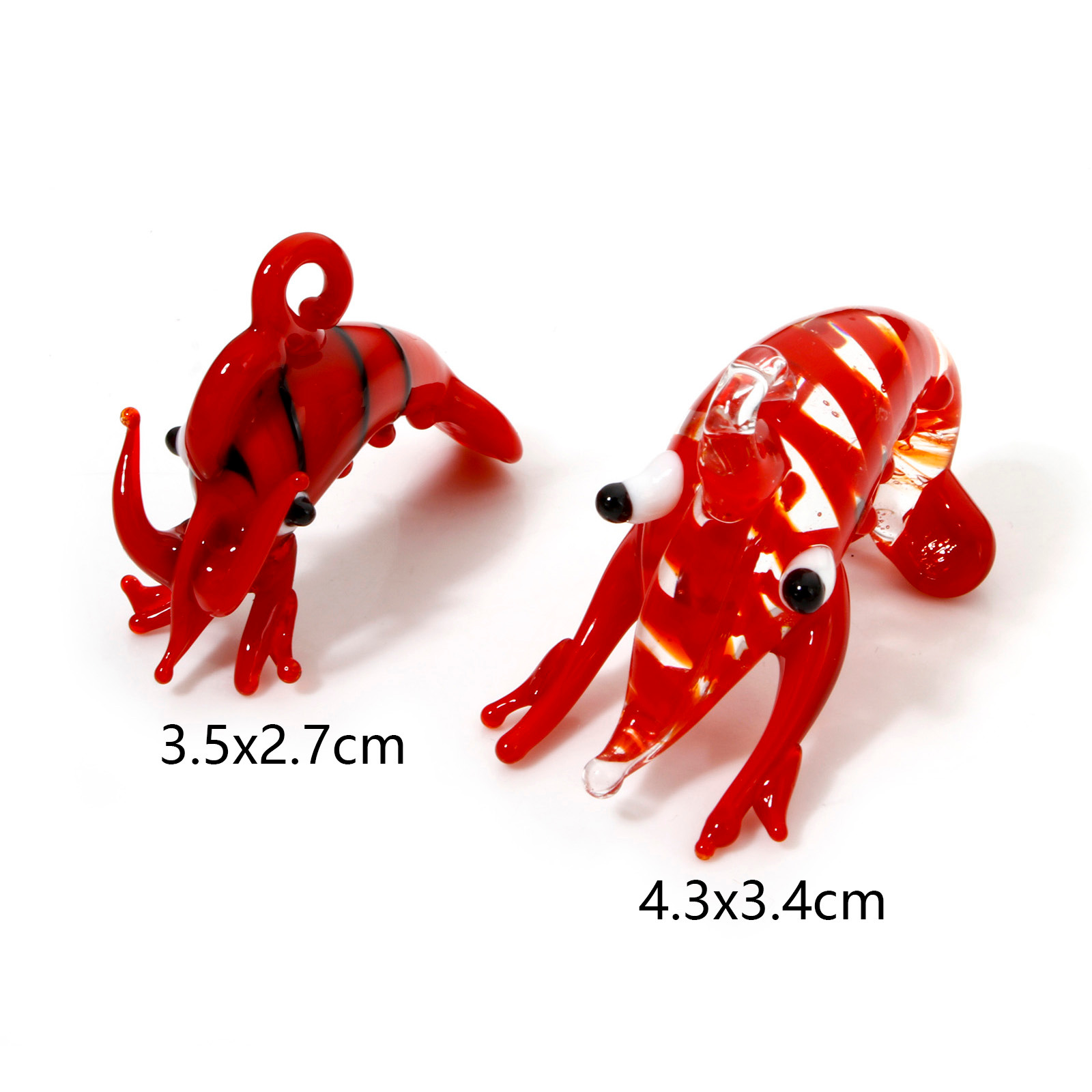 จี้แก้วรูปกุ้งล็อบสเตอร์สีแดงน - Aquarium Plant Red บทวิจารณ์และราคา